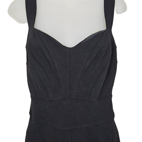 Diane Von Furstenberg Jiwon Sheath Ponte Dress Size 12 Formal Bodycon Silk DVF - Picture 4 of 13